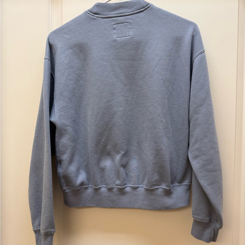 Abercrombie & Fitch Gray Gold Oversized Sweatshirt - Picture 2 of 4